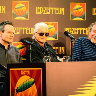 John Paul Jones, Jimmy Page, Robert Plant, Led Zeppelin in Led Zeppelin Celebration Day Press Conference