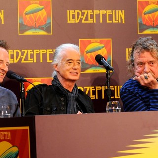 John Paul Jones, Jimmy Page, Robert Plant, Led Zeppelin in Led Zeppelin Celebration Day Press Conference
