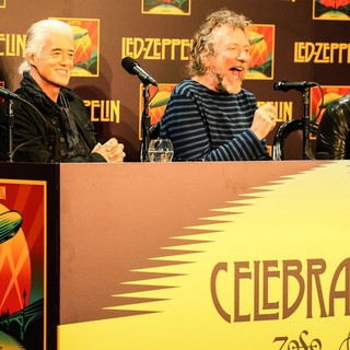 John Paul Jones, Jimmy Page, Robert Plant, Jason Bonham, Led Zeppelin in Led Zeppelin Celebration Day Press Conference
