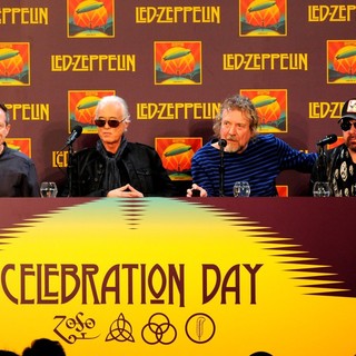 John Paul Jones, Jimmy Page, Robert Plant, Jason Bonham, Led Zeppelin in Led Zeppelin Celebration Day Press Conference