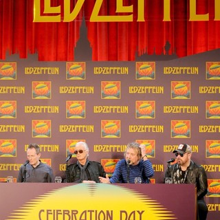 John Paul Jones, Jimmy Page, Robert Plant, Jason Bonham, Led Zeppelin in Led Zeppelin Celebration Day Press Conference