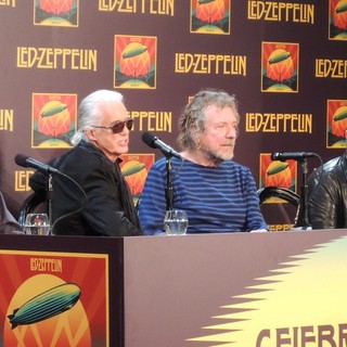 John Paul Jones, Jimmy Page, Robert Plant, Jason Bonham, Led Zeppelin in Led Zeppelin Celebration Day Press Conference