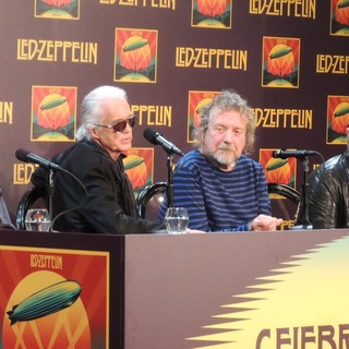 John Paul Jones, Jimmy Page, Robert Plant, Jason Bonham, Led Zeppelin in Led Zeppelin Celebration Day Press Conference
