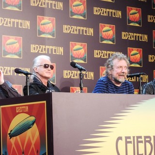 John Paul Jones, Jimmy Page, Robert Plant, Jason Bonham, Led Zeppelin in Led Zeppelin Celebration Day Press Conference