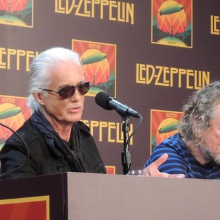Jimmy Page, Robert Plant, Led Zeppelin in Led Zeppelin Celebration Day Press Conference