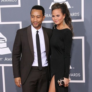 John Legend in 54th Annual GRAMMY Awards - Arrivals - legend-teigen-54th-annual-grammy-awards-01