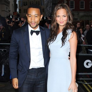 John Legend in GQ Men of The Year Awards 2011 - Arrivals - legend-teigen-gq-men-of-the-year-awards-2011-01