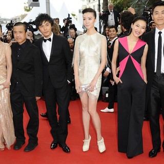 Hao Lei, Ye Lou, Qin Hao, Qi Xi, Chang Fangyuan, Zhu Yawen in Rust and Bone Premiere - During The 65th Annual Cannes Film Festival