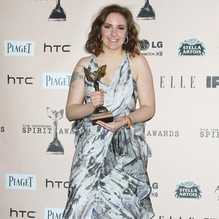 Lena Dunham in The 2011 Film Independent Spirit Awards - Press Room