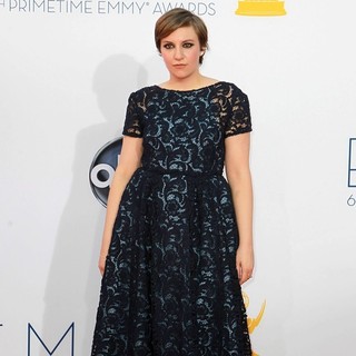 Lena Dunham in 64th Annual Primetime Emmy Awards - Arrivals