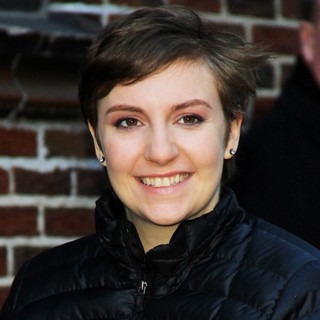 Lena Dunham in Celebrities for The Late Show with David Letterman