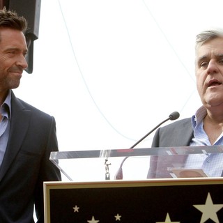 Hugh Jackman, Jay Leno in Hugh Jackman Is Honoured with A Hollywood Star on The Hollywood Walk of Fame
