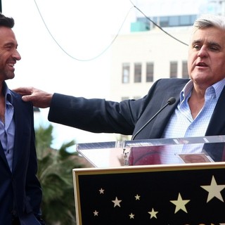 Hugh Jackman, Jay Leno in Hugh Jackman Is Honoured with A Hollywood Star on The Hollywood Walk of Fame