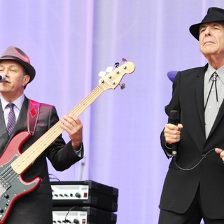 Leonard Cohen in Leonard Cohen Performs for A Live Audience