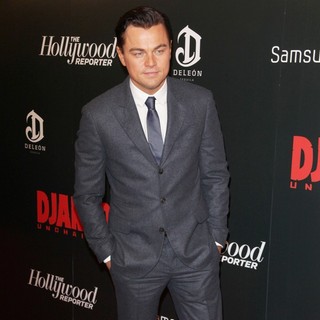 Leonardo DiCaprio in The Premiere of Django Unchained
