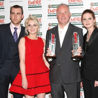 Evanna Lynch in The Empire Film Awards 2012 - Press Room - lewis-lynch-yates-wright-empire-film-awards-2012-press-room-01
