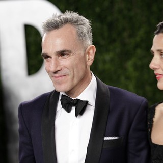 Daniel Day-Lewis, Rebecca Miller in 2013 Vanity Fair Oscar Party - Arrivals