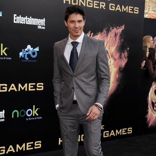 Lewis Tan in Los Angeles Premiere of The Hunger Games - Arrivals
