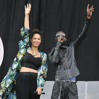 Leona Lewis, Wretch 32 in BBC Radio 1's Hackney Weekend - Day 1