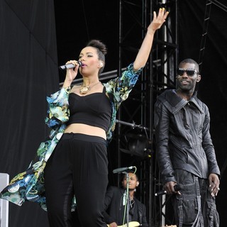Leona Lewis, Wretch 32 in BBC Radio 1's Hackney Weekend - Day 1