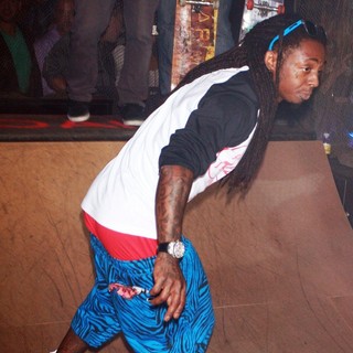 Lil Wayne in Lil Wayne Partying at 1 OAK Nightclub with Friends