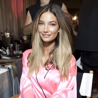 Lily Aldridge in 2012 Victoria's Secret Fashion Show - Backstage