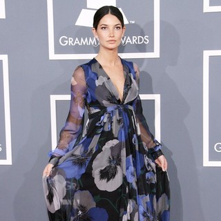 Lily Aldridge in 54th Annual GRAMMY Awards - Arrivals