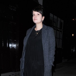 Lily Allen in Lily Allen Leaving Lou Lou's in Mayfair After A Night Out