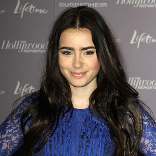 Lily Collins in The Hollywood Reporter's Annual Power 100: Women in Entertainment Breakfast