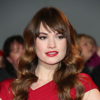 Lily James in National Television Awards 2013 - Arrivals