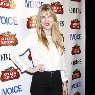 Lily Rabe in The 57th Annual Village Voice Obie Awards Ceremony