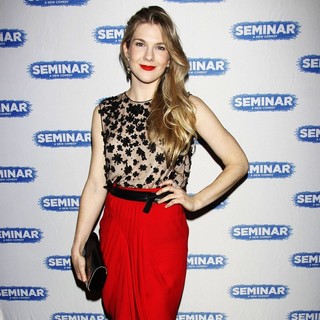 Lily Rabe in After Party for The Broadway World Premiere of Seminar