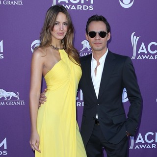 Shannon De Lima, Marc Anthony in 2012 ACM Awards - Arrivals