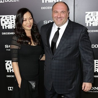 Deborah Lin, James Gandolfini in Los Angeles Premiere of Columbia Pictures' Zero Dark Thirty