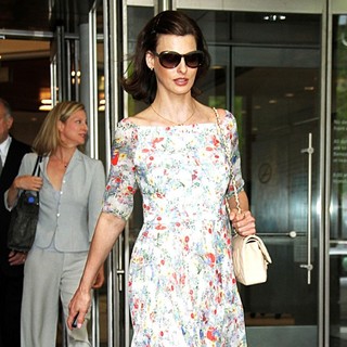 Linda Evangelista in Linda Evangelista Is Seen Exiting Family Court in Manhattan