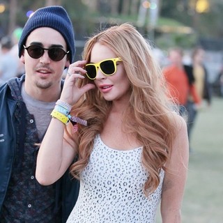 Lindsay Lohan in Celebrities at The 2012 Coachella Valley Music and Arts Festival - Day 3