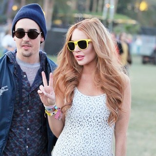 Lindsay Lohan in Celebrities at The 2012 Coachella Valley Music and Arts Festival - Day 3