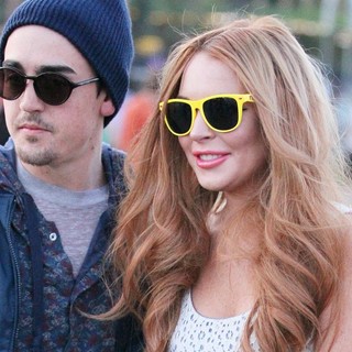 Lindsay Lohan in Celebrities at The 2012 Coachella Valley Music and Arts Festival - Day 3