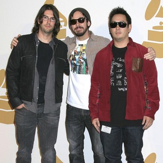 Rob Bourdon, Mike Shinoda, Joe Hahn, Linkin Park in The 52nd GRAMMY Nominations Concert Live! - Press Room