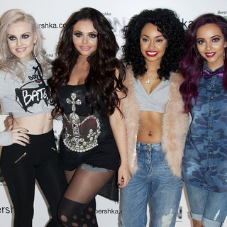 Little Mix in Little Mix Pose for Photographs at The Bershka Store Launch
