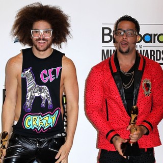 LMFAO in 2012 Billboard Music Award - Press Room