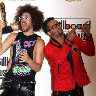 LMFAO in 2012 Billboard Music Award - Press Room