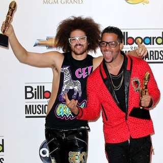 LMFAO in 2012 Billboard Music Award - Press Room