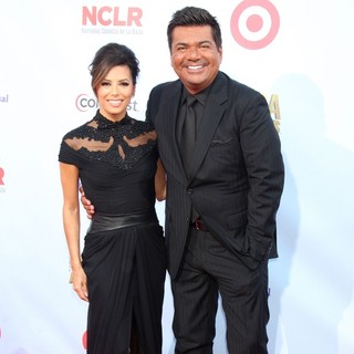 Eva Longoria, George Lopez in 2012 NCLR ALMA Awards - Arrivals