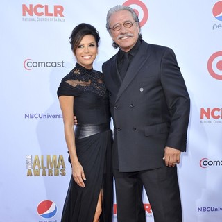 Eva Longoria, Edward James Olmos in 2012 NCLR ALMA Awards - Arrivals