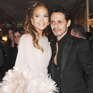 Jennifer Lopez, Marc Anthony in HBO's Post 2011 Golden Globe Awards Party - Arrivals