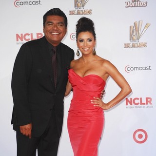 George Lopez, Eva Longoria in 2011 NCLR ALMA Awards - Arrivals