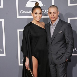 Jennifer Lopez, Casper Smart in 55th Annual GRAMMY Awards - Arrivals