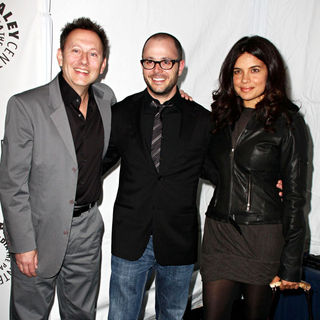 Michael Emerson, Damon Lindelof, Zuleikha Robinson in 27th Annual PaleyFest presents the television show 'Lost'