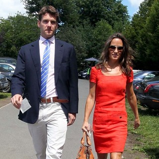 Alex Loudon, Pippa Middleton in Pippa Middleton and Alex Loudon Arriving at Wimbledon